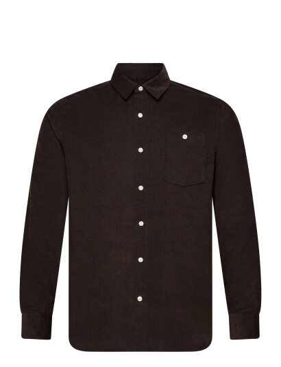 Knowledge Cotton Apparel Organic Cotton Corduroy Shirt Gots - Brown - L Knowledge Cotton Apparel Organic Cotton Corduroy Shirt Gots - Brown - L