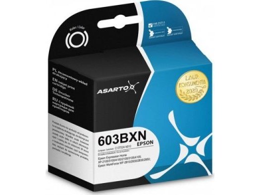 Tusz Asarto Tusz Asarto Do Epson 603Bxn | C13t03a14010 | 500 Str. | Black