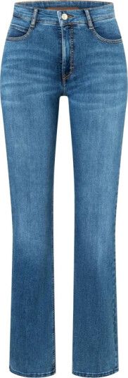 MAC Dame Jeans Blå L,