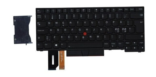 Lenovo Sunrex - Brbart tastatur - til utskifting - Nordisk - Svart