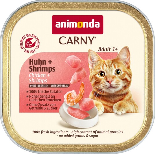 Animonda Carny Våtfôr Adult & Reker Kylling 32 X 85 G