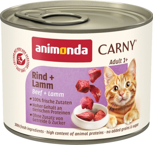 Animonda Carny våtfôr Adult Sparepakke Carny & lam Okse 24 x 200 g Animonda Carny våtfôr Adult Sparepakke Carny & lam Okse 24 x 200 g