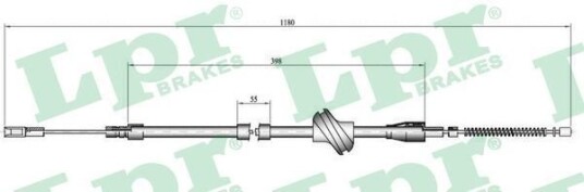 Bremsewire LPR C0045B Bremsewire LPR C0045B