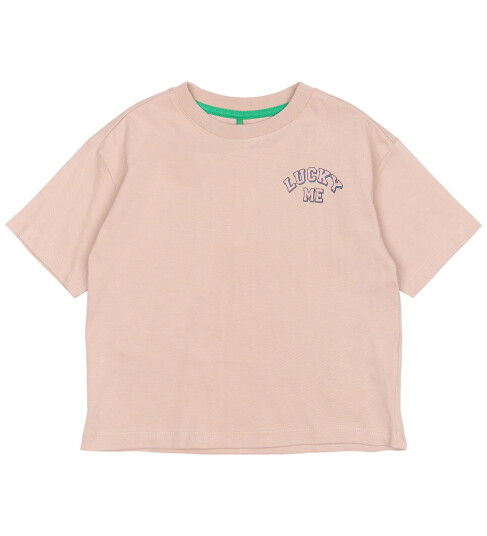 The New Tnpaula Os S_S Tee Pink 122/128