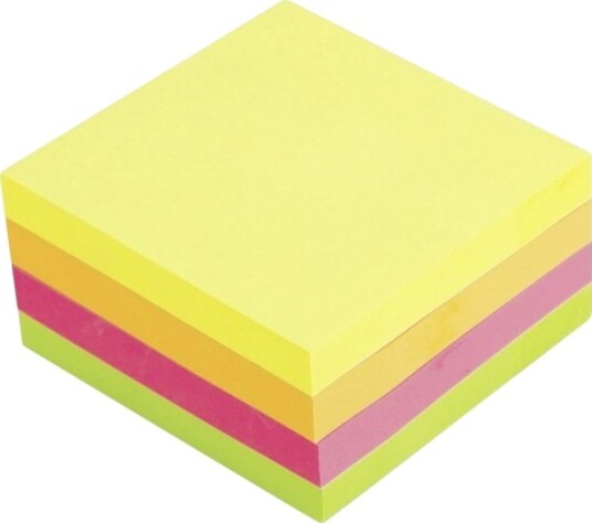 Jacobelc Deli Heft /Klebeark 7,6X7,6 Cm Stick Up Ea03003 400 Stk. Farger D335799