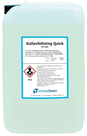 Kallavfettning Quick 25L Kallavfettning Quick 25L