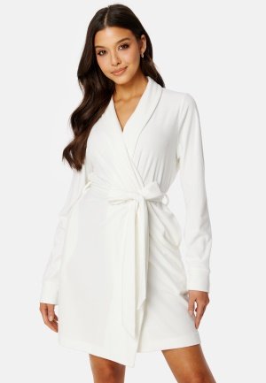 BUBBLEROOM Vania velour robe Cream S