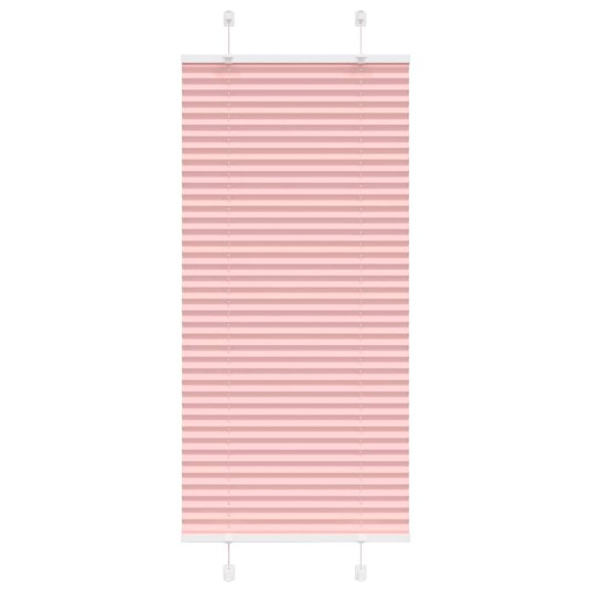 plisségardin Rosa 55x150 cm Stoff Bredde 54,4 Polyester