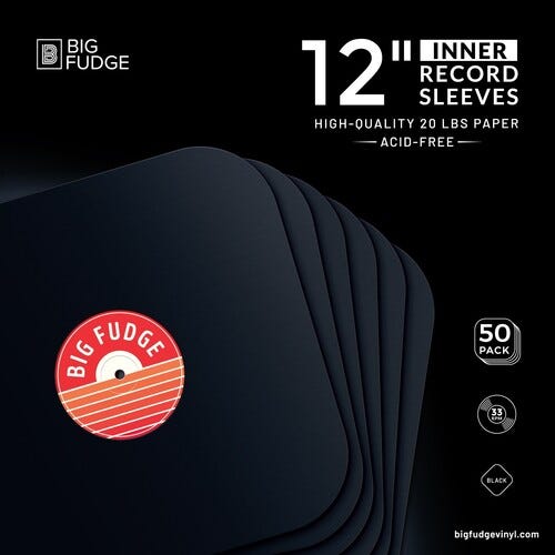 Big Fudge BFISB12x50us 12" Ekstra Slitesterke Innerlommer Runde Kanter 50stk Sorte Big Fudge BFISB12x50us 12" Ekstra Slitesterke Innerlommer Runde Kanter 50stk Sorte