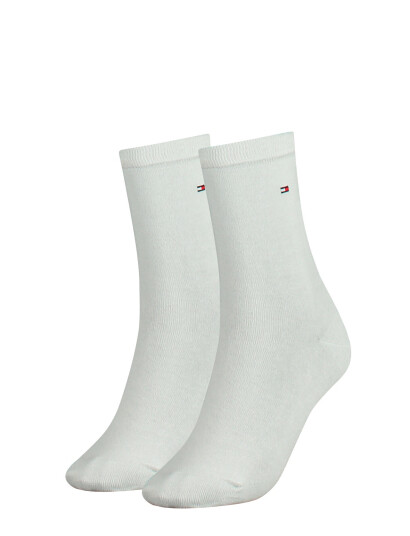 Tommy Hilfiger Th Women Sock Casual 2P - White - 39-42 Tommy Hilfiger Th Women Sock Casual 2P - White - 39-42