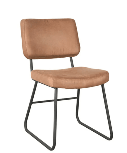 Trend Collection Noah Spisestol – Cognac Microfiber 2stk