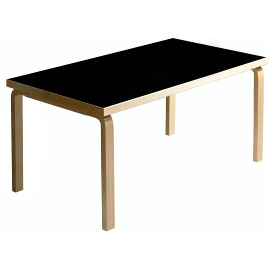 Artek 82B Bord 85x135 cm Sort Linoleum Artek 82B Bord 85x135 cm Sort Linoleum