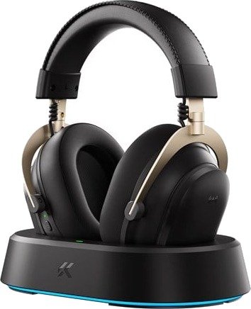 MCHOSE V9 Turbo+ Trådløst Gaming Headset Svart/Gull