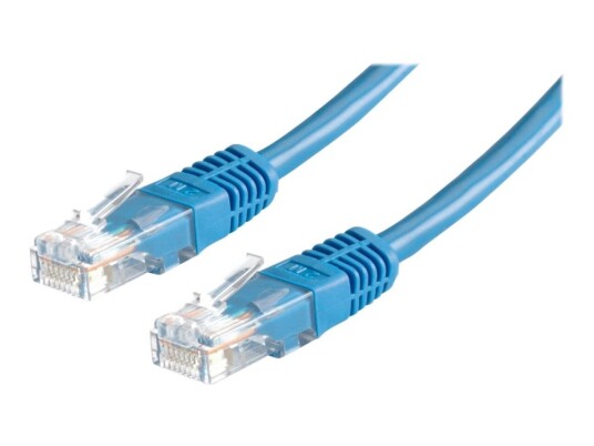 Roline Koblingskabel Rj-45 Hann Til Rj-45 Hann 3 M Utp Cat 5E Blå