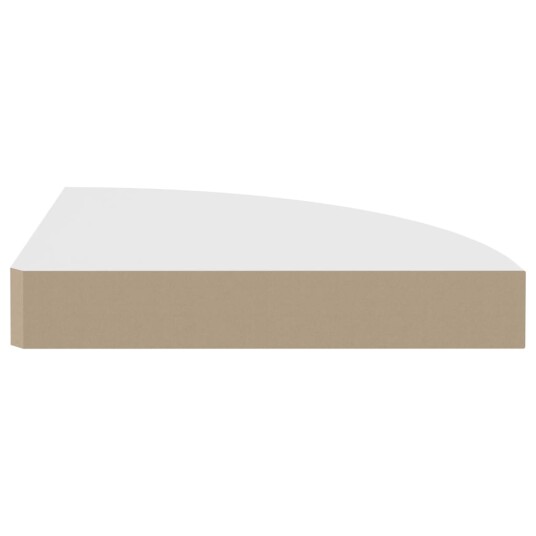 vidaXL Flytende vegghyller 2 stk hvit 25x25x3,8 cm MDF vidaXL Flytende vegghyller 2 stk hvit 25x25x3,8 cm MDF