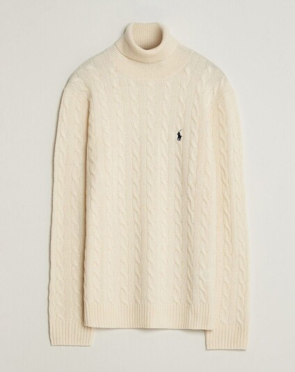 Polo Ralph Lauren Wool/Cashmere Rollneck Andover Cream
