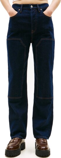 Tommy Jeans Layla High Rise Straight Bja150 Navy 29 x 32
