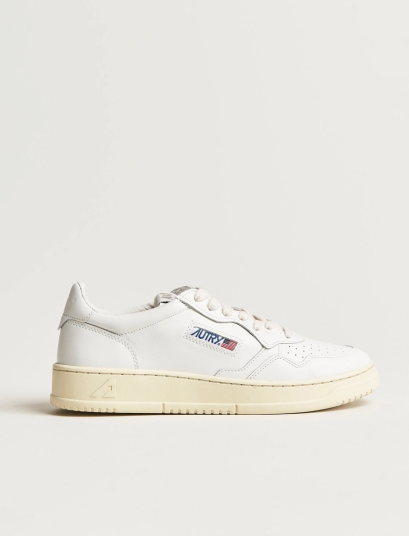 Autry Medalist Low Super Soft Leather Sneaker White