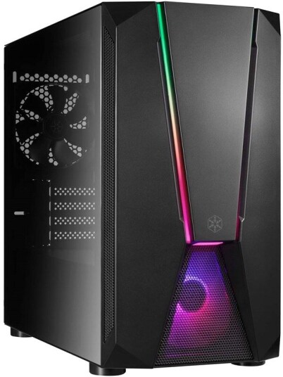 SilverStone Fara V1 Pro Midi Tower Kabinett med Herdet Glass Svart SilverStone Fara V1 Pro Midi Tower Kabinett med Herdet Glass Svart