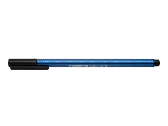 Kuglepen Staedtler® Triplus® Ball 437 Medium Sort - (10 Stk.)