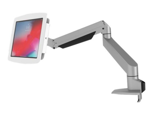 COMPULOCKS iPad 10.2" Space Enclosure Articulating Arm Mount monteringssett - justerbar arm - for nettbrett - hvit
