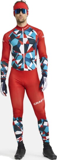 CRAFT NOR ADV Nordic Ski Club Suit Herre Blaze/Bright Red XXL