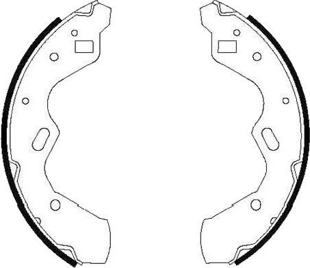Bremsesko sett KAVO PARTS KBS 5412 Bremsesko sett KAVO PARTS KBS 5412