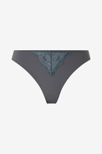 Esprit Stringtruser Camila Floral Lace Grå Esprit Stringtruser Camila Floral Lace Grå