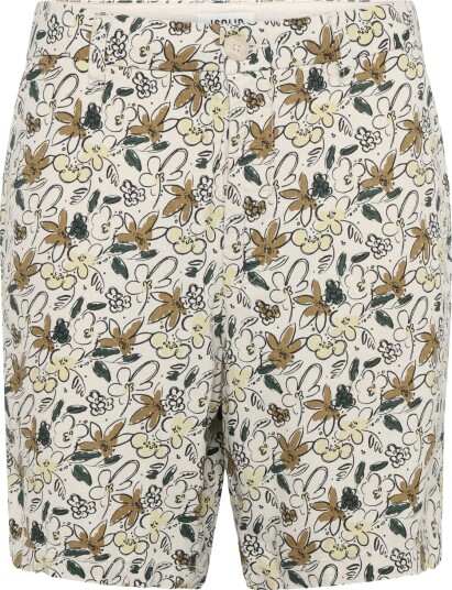 Solid Sdalann Flower Short Cream XL