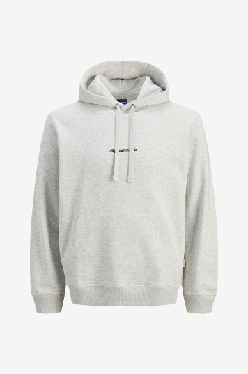 Jack & Jones Hettegenser jorNorrebro Emb Sweat Hood Hvit Jack & Jones Hettegenser jorNorrebro Emb Sweat Hood Hvit