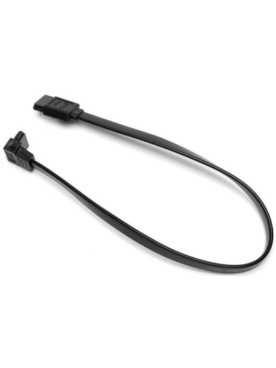 DUTZO SATA kabel Svart 0.17 m Rett og 90 kontakt
