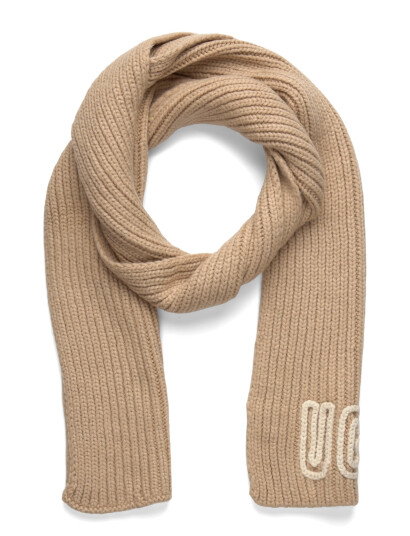 UGG Chunky Crafted Rib Scarf - Beige - ONE SIZE UGG Chunky Crafted Rib Scarf - Beige - ONE SIZE