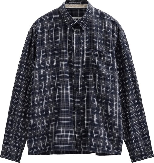 Anerkjendt Akotto Flannel Check Ls Shirt Navy L Anerkjendt Akotto Flannel Check Ls Shirt Navy L