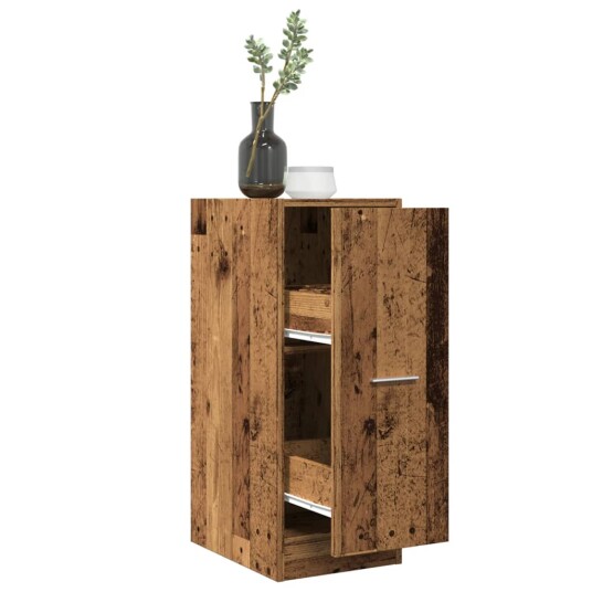 Apotekskap gammelt tre 30x41x77,5 cm konstruert tre 8721158399564