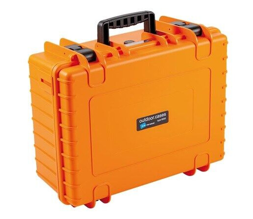 B&W Type 6000 Utendørs Koffert med Skuminnlegg - Oransje B&W Type 6000 Utendørs Koffert med Skuminnlegg - Oransje