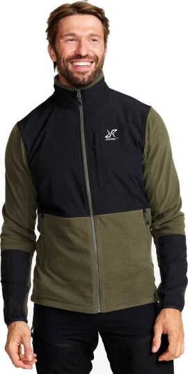 RevolutionRace Herre > Overdeler > Fleece & midlayers River Hybrid Fleece Jacket Herre Grape Leaf Størrelse:XL