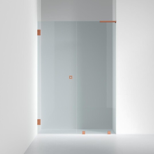 INR Iconic Nordic Rooms Dusjnisje ARC 4 Original Måltilpasset Brushed Bronze / Venstre Klart Glass