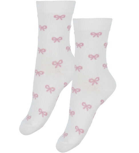 Fuzzies Sokker 2 pack Hvit/Rosa m. Løkker 20/22 Sokker
