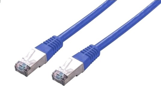 C Tech Patchkabel Cat5e Ftp Blå 0,25 M