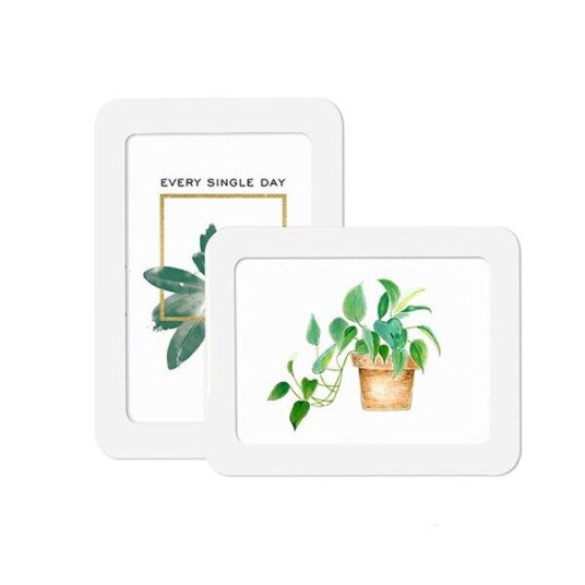 Magnetisk fotoramme 25 cm hvit