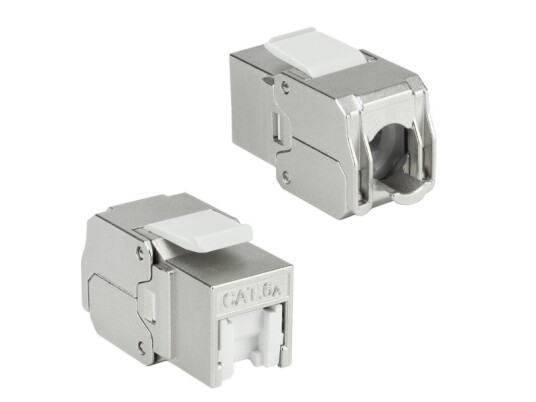 Act Keystone Jack Rj45 Cat6a Shielded Toolless With Shutter