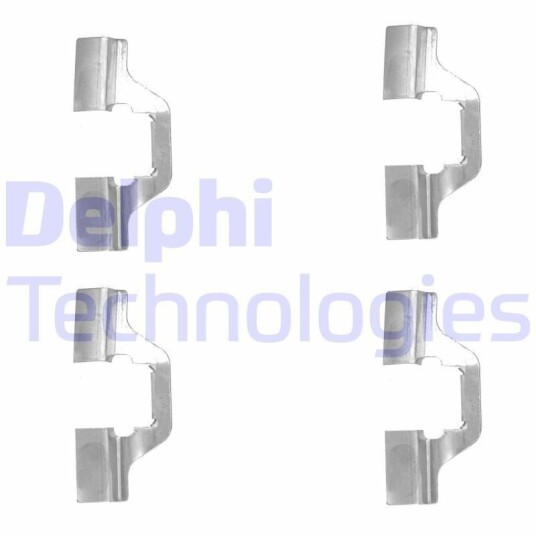 Tilbehørsett, skivebremse belegg DELPHI LX0492