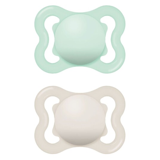 MAM Air Silicone 0-6m Neutral 2pcs