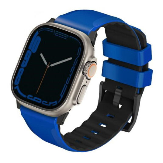 UNIQ Linus Airosoft Silikonrem for Apple Watch 42/44/45/49mm Blå UNIQ Linus Airosoft Silikonrem for Apple Watch 42/44/45/49mm Blå