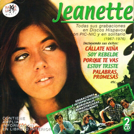Jeanette Todas Sus Grabaciones En Hispavox 19671976 CD