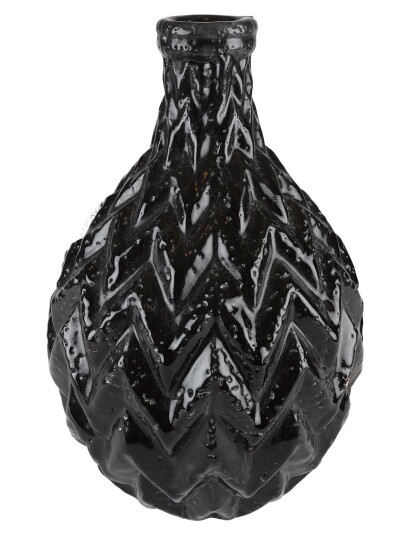 Day Home Aqua Vase Black H35CM