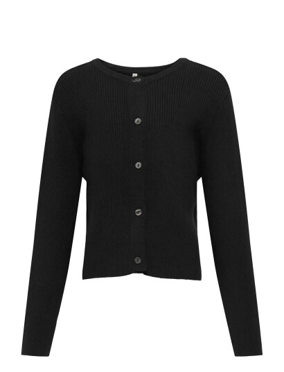 Kids Only Kognatascha Ls O Neck Card Cp Knt Noos Black 110 116