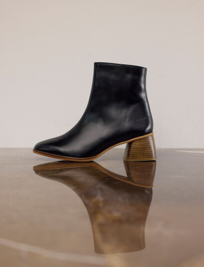ANGULUS Boots - Block Heel With Zipper - Black - 41 ANGULUS Boots - Block Heel With Zipper - Black - 41