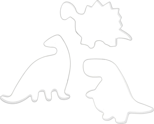 Nordwik Nordwik pepperkakeform dinosaur 3 deler Rustfritt stål Nordwik Nordwik pepperkakeform dinosaur 3 deler Rustfritt stål