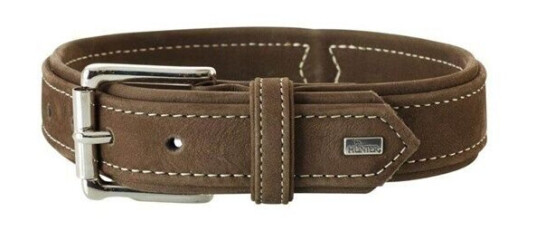 Hunter Hundehalsbånd Lær 29-35 cm Brun